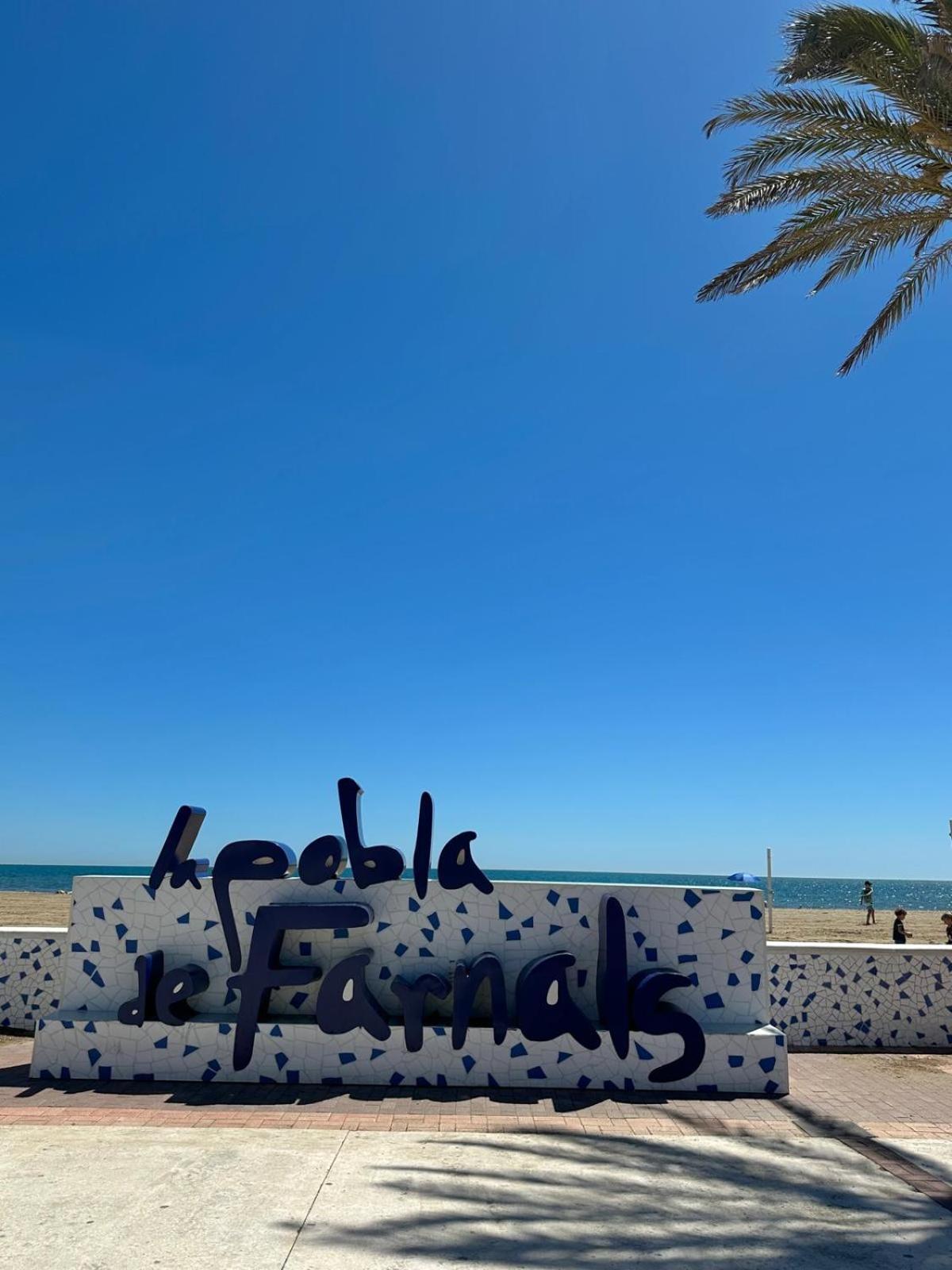 Apartamento Barbacoa, Piscina Y Playa 푸에블라 데 파르날스 외부 사진