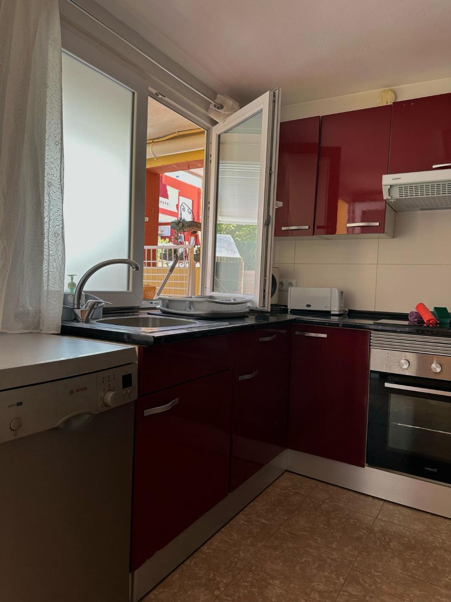Apartamento Barbacoa, Piscina Y Playa 푸에블라 데 파르날스 외부 사진